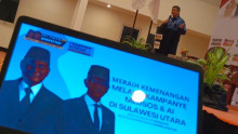 Di Sulut Hashim Tegaskan Prabowo-Gibran Bukan Petugas Partai