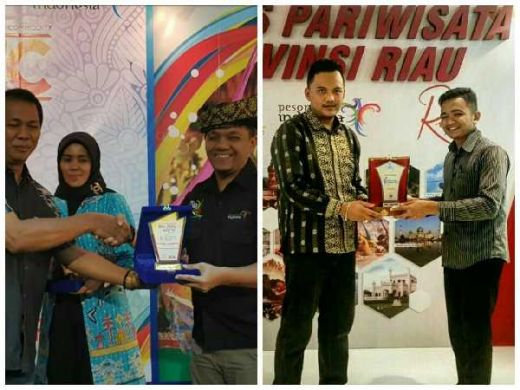 Wauw... Stan Pameran Dispar Riau Raih Juara Terbaik pada Iven Tourism Expo Kuta Bali