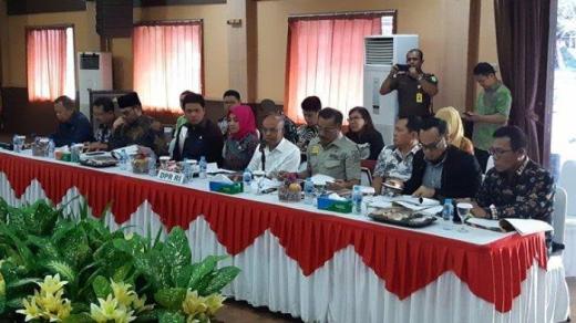 Minta Tetapkan Tersangka Kasus Korupsi Bansos Siak, Komisi III DPR RI Sambangi Kejati Riau