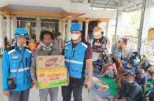 Blue Helmet Jatim Gerak Cepat Membantu Warga Akibat Letusan Gunung Semeru
