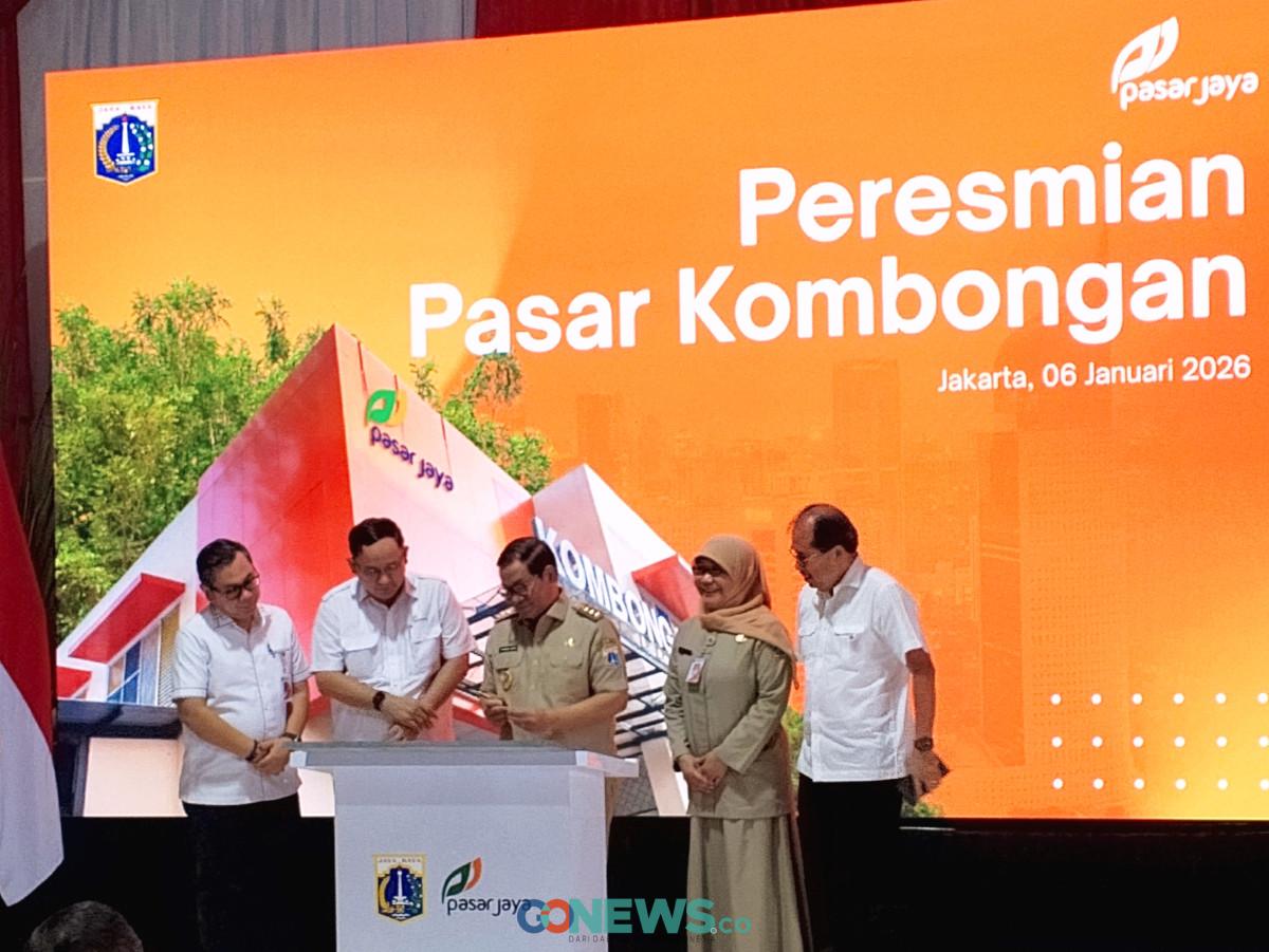 Pemprov DKI Dorong Modernisasi Pasar Rakyat Lewat Peresmian Pasar Kombongan