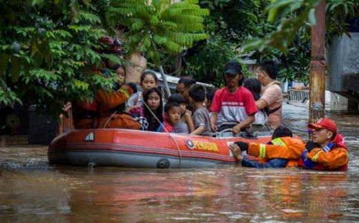 11.450 Jiwa Terdampak Banjir Jakarta, 6.532 Orang Mengungsi