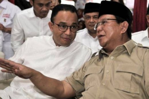 Sambutan Prabowo untuk Anies Baswedan