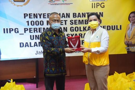 IIPG Meriahkan HPN 2021 Lewat Bantuan Sembako untuk Masyarakat