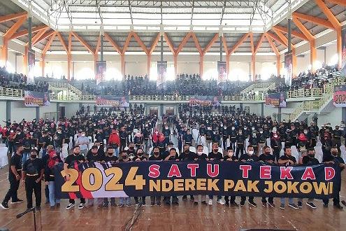 2024, Relawan Tegak Lurus Kawal Jokowi