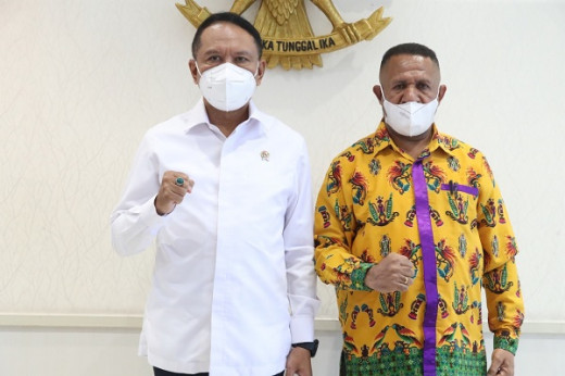 Bupati Pegunungan Bintang Sampaikan Aspirasi Masyarakat Kepada Menpora Amali