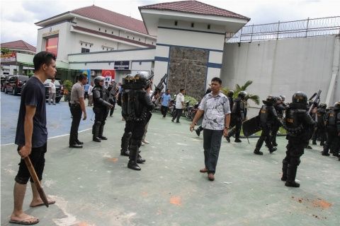 Polda Sumut Gelar Razia Buru Tahanan yang Kabur dari Pekanbaru