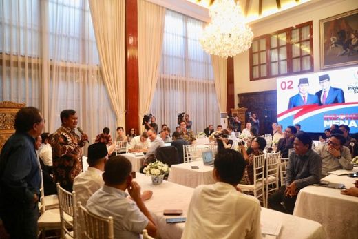 Dihadapan Media Internasional, Prabowo: Rakyat Tidak Akan Menerima Hasil Pemilu yang Curang