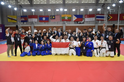 Tim Para Judo Indonesia Raih Gelar Juara Umum