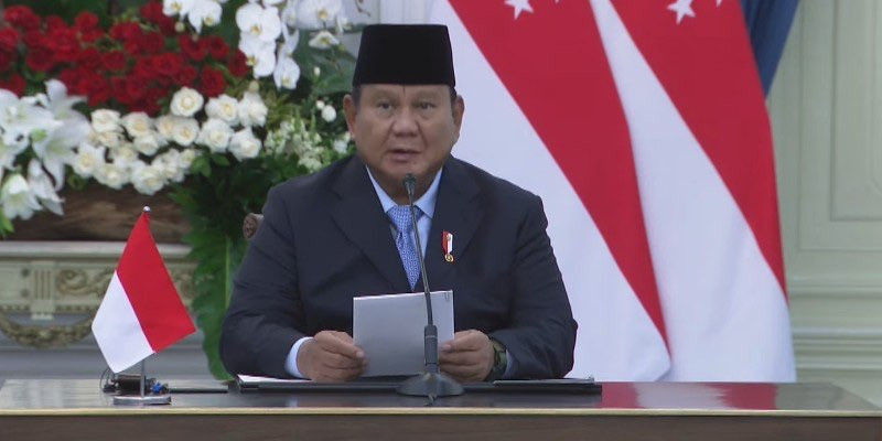Prabowo dan Lawrence Wong Sepakati Kerja Sama Energi hingga Keamanan Siber