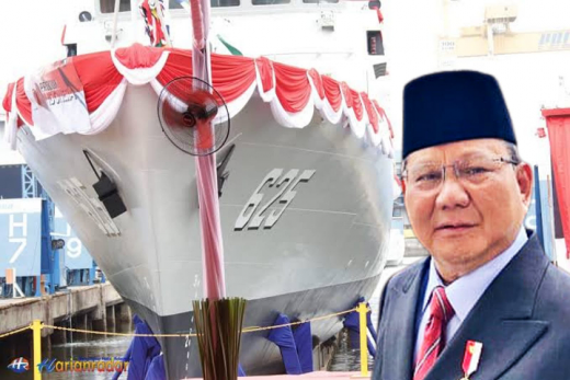 Prabowo Luncurkan Kapal Perang Baru