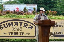 Bamsoet Lepas Peserta Sumatra Tribute for Camel Trophy 2022