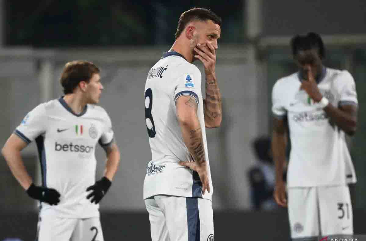 Inter Milan Tumbang 0-3 dari Fiorentina, Gagal Rebut Puncak Klasemen
