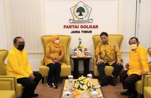 Pada Sowan ke Khofifah, Elit Partai PDKT Nyapres di 2024
