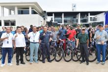Bantuan 100 Sepeda dari Menpora Amali Buat UIII