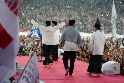Kampanye Akbar di GBK, Prabowo: Yakinlah Saudara-saudara Kita Pasti Menang
