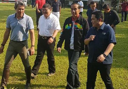 Pastikan Pesiapan Asian Games, Presiden Jokowi Kunjungi Pelatnas Equestrian