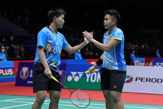 Apriyani/Fadia Tumbangkan Unggulan Kedelapan