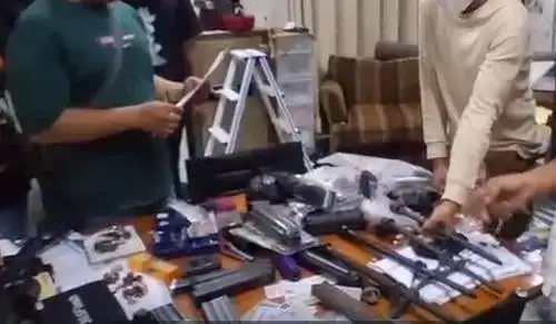 Polres Jaksel Selidiki Ratusan Senjata dan Diduga Narkoba di Ruang Eks Yayasan