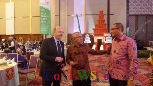 Promosi Riau Menyapa Dunia Gubernur Riau Malam Ini Hadiri Opening Ceremony PATTA Travel Mart di Tangerang
