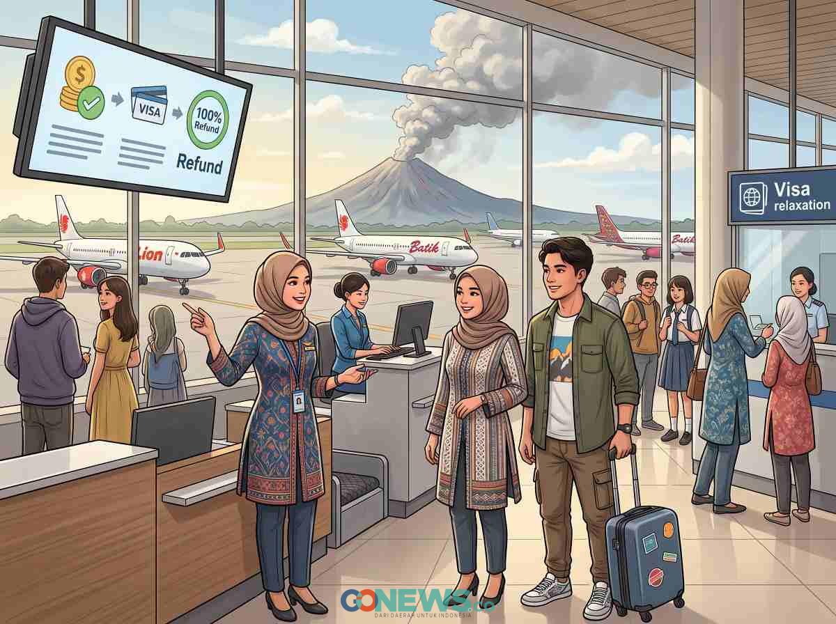 Atasi Penutupan Bandara Akibat Erupsi, Kemenhub Jamin Refund Penuh dan Rute Alternatif