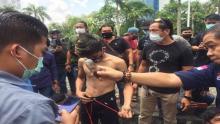 Aksi Tolak Omnibus Law Cipta Kerja di Palembang, Pelajar SMK Bawa Bom Molotov