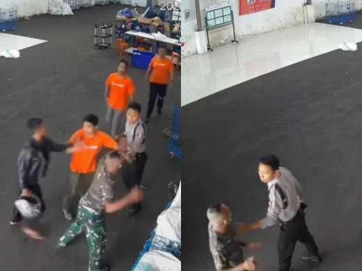 Barang yang Dipesan Tak Sesuai, Oknum TNI Jotos Satpam Shopee