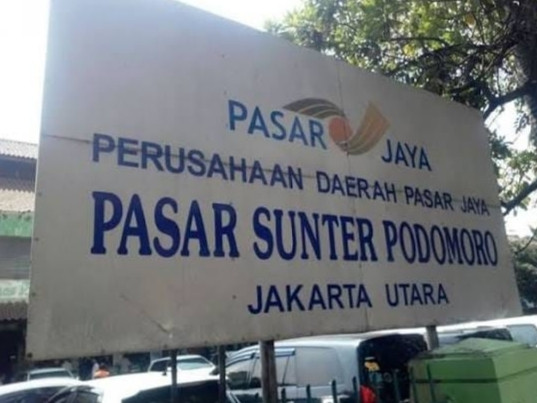 Revitalisasi Pasar Sunter Podomoro, MMT: Bentuk Kepedulian Pasar Jaya ke Pedagang