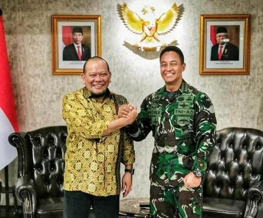 Di Tangan Andika, Ketua DPD RI Berharap TNI Semakin Profesional dan Diperhitungkan
