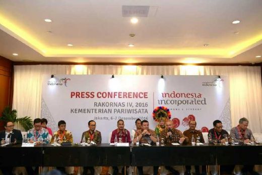 Indonesia Incorporated, Meraih Target 15 Juta Kunjungan Wisman dan 265 Juta Pergerakan Wisnus Tahun 2017
