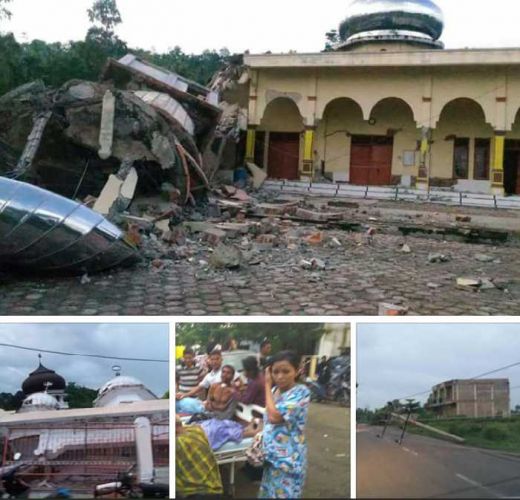 Gempa 6,4 SR Guncang Aceh, Warga Panik dan Bangunan Roboh, Sudah 4 Korban Meninggal Dunia