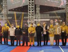 Airlangga Hartarto Beri Kabar Gembira dari Stadion Tenis Indoor Senayan