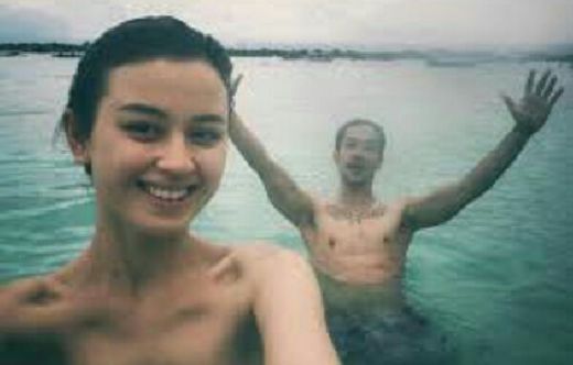 Beredar Fotonya Berenang Tanpa Busana Bareng Pacar di Lombok, Ini Jawaban Aktris Kimberly Ryder