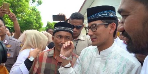 Ajarkan Politik Santun, Sandiaga Minta Pendukungnya di Jabar Tak Soraki Kubu Jokowi-Maruf
