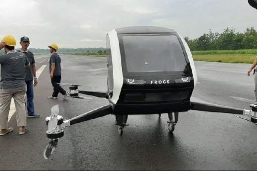 Suhu Lingkungan Dingin dan Lembab, Limit Motor Taxi Drone Frogs Harus Dinaikkan