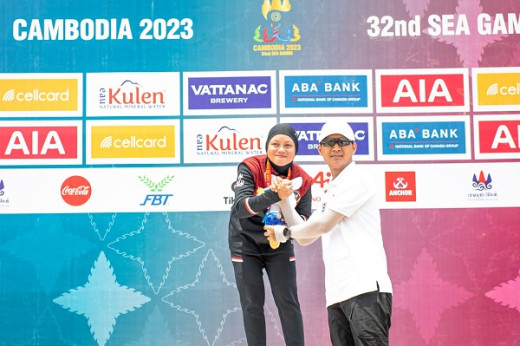 Pebalap Sepeda MTB Indonesia Lampaui Target Emas