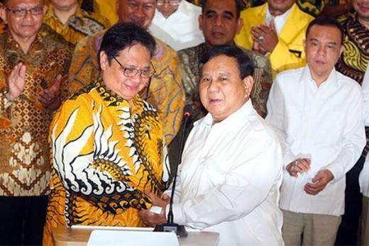 Isu Prabowo-Airlangga Maju Pilpres 2024, Golkar: Sah-sah Saja Kalau Cocok