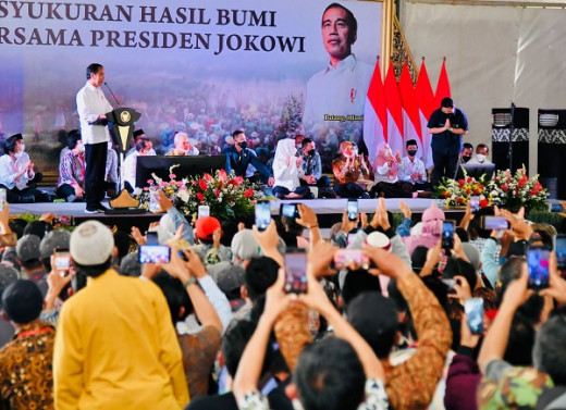 GPS: Petani Berdiri dan Bersatu di Belakang Presiden Jokowi