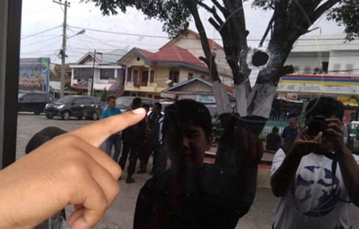Polisi Lakukan Penyelidikan Pasca Penembakan di Lapas Klas II A Pekanbaru, Ada Jejak Peluru Menempel di Dinding