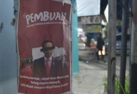 Poster Jokowi Pembual Tersebar di Tasikmalaya Gara-gara PPKM Darurat
