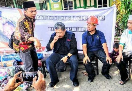 Fahri Hamzah Dorong Gerakan Koin untuk Lombok untuk Recovery Korban Gempa