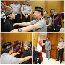 Lama Mengidolakan Kapolri, Sehari Semalam Naik Kereta ke Jakarta, Bocah Ini Akhirnya Ketemu Jenderal Tito