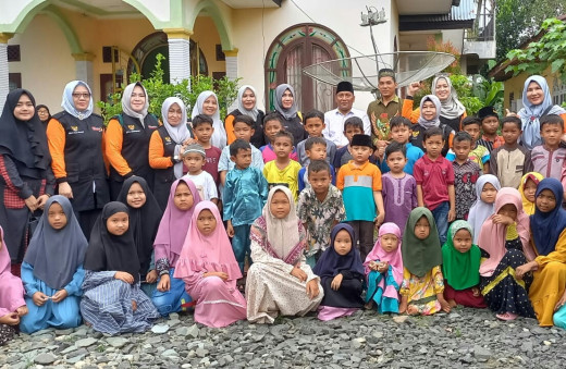 FPKB Kembali Salurkan Bantuan Alquran di Kampar, Riau