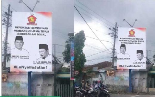 Dapat Dukungan Ulama Jombang, Baliho La Nyalla - Prabowo Bertebaran di Jawa Timur