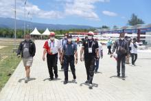 Lanjut Pantau Pelaksanaan Prokes di Venue Dayung PON XX Papua, Begini Kata Menpora Amali