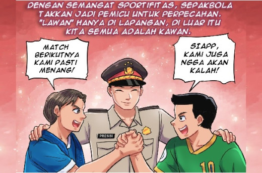Polri Unggah Komik Animasi Tragedi Kanjuruhan, Netizen: Gambar 3 Hoax Banget!