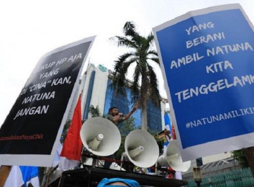 Minta Hentikan Provokasi di Laut Natuna Utara, Front Anti Dominasi Asing Geruduk Kedubes China