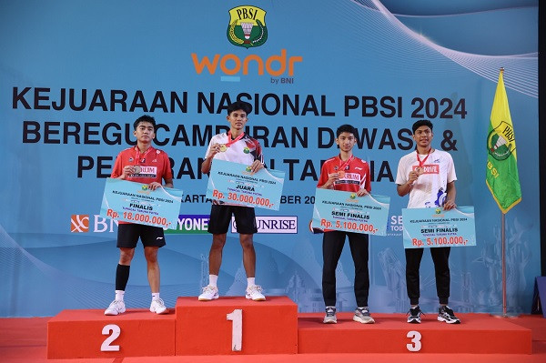 Permainan Konsisten Bawa Muhammad Yusuf Juara Tunggal Putra