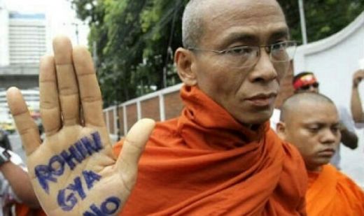 Puluhan Biksu Buddha Myanmar Bubarkan Paksa Peringatan Maulid Nabi SAW di Yangoon
