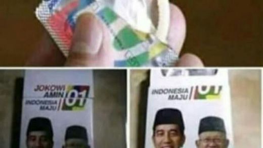 Heboh! Bungkus Kondom Bergambar Jokowi-Maruf Beredar di Medsos
